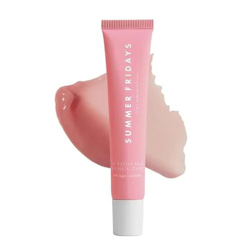 Summer Lip Butter Balm Conditioning Lip And Friday Lip Balm For Instant Shine And Hydration Sheer Tinted Soothing Lip Care (Pink) | Amazon (US)
