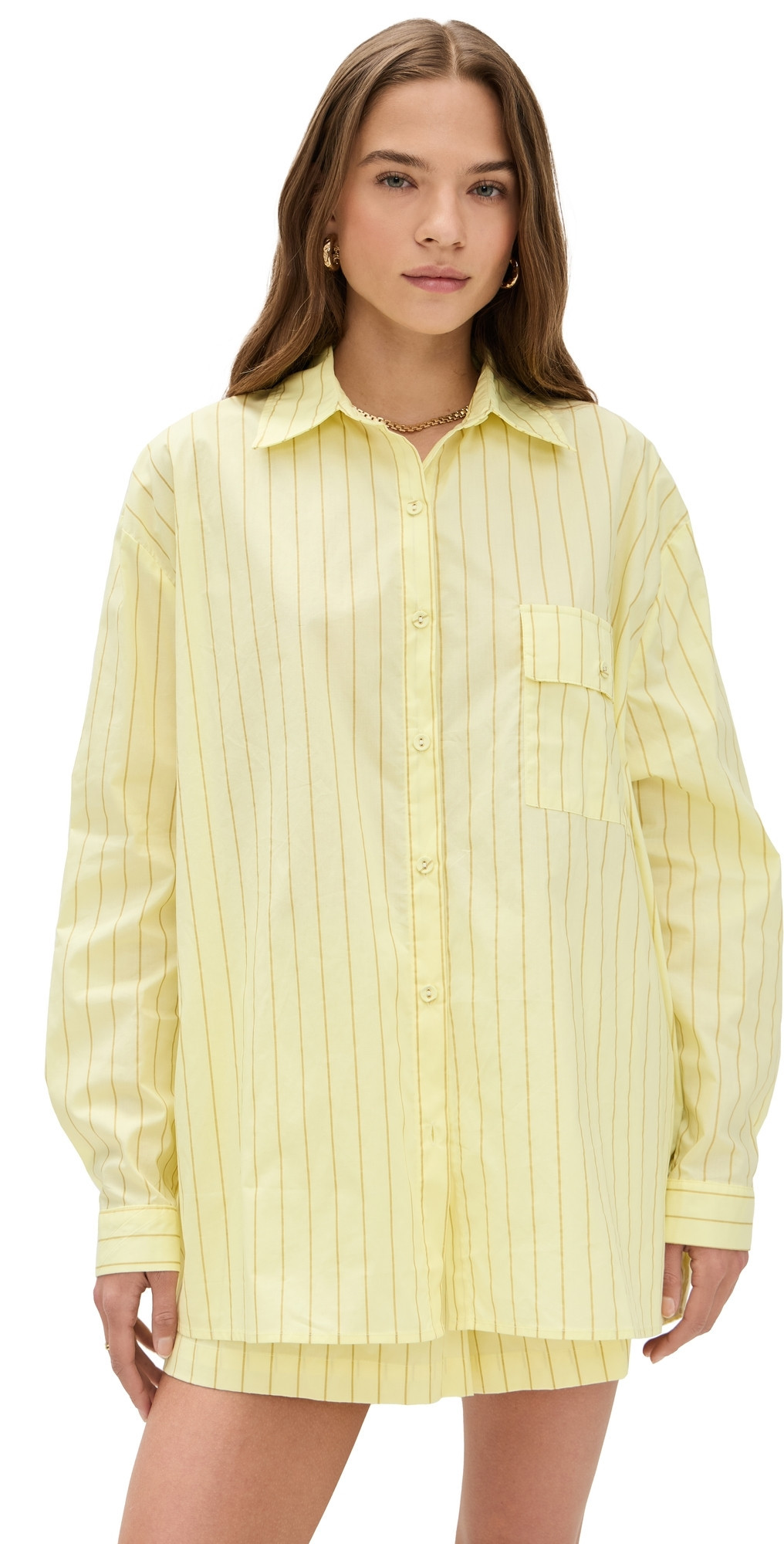 VRG GRL June Shirt Citrus XS | Shopbop