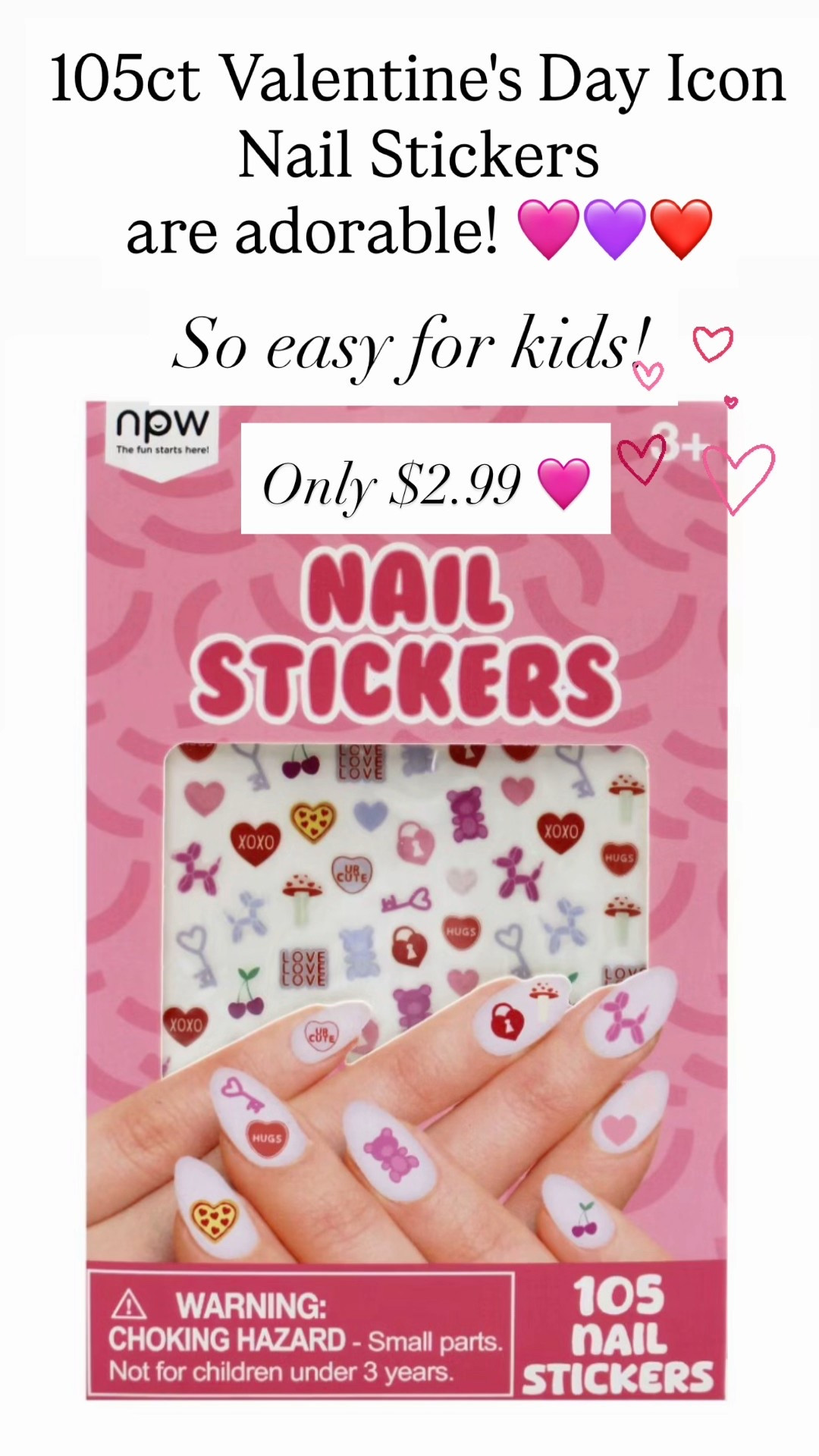 Easy nail stickers for kids for Valentine’s Day

#LTKValentine