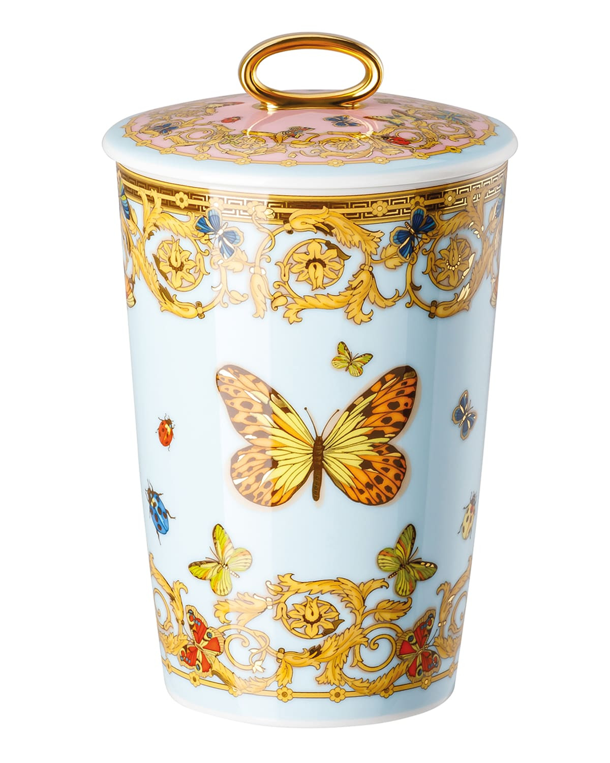 Le Jardin de Versace Scented Votive with Lid | Neiman Marcus