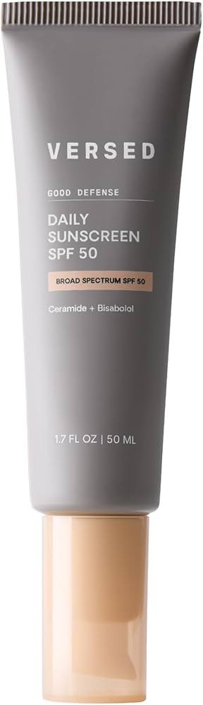 Versed Good Defense Daily Sunscreen for Face - SPF 50 PA++++ Broad Spectrum Chemical Sunscreen fo... | Amazon (US)