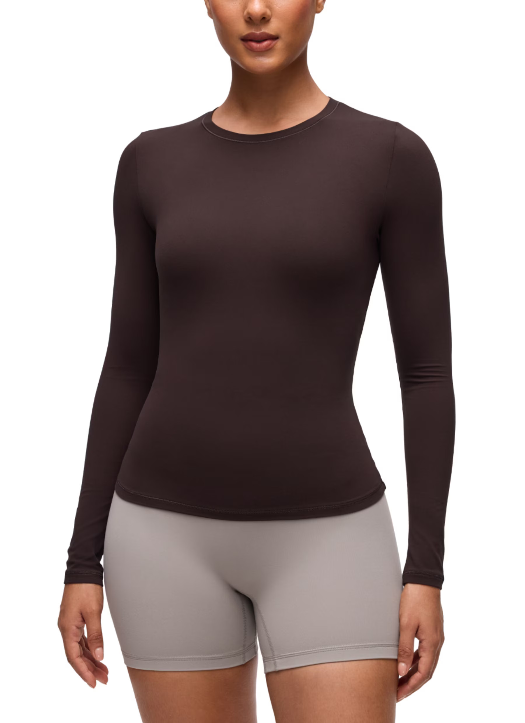 CRZ YOGA Softembrace Crewneck Long Sleeve Workout Top  Ultra Soft  Shirts for Women | Walmart (US)