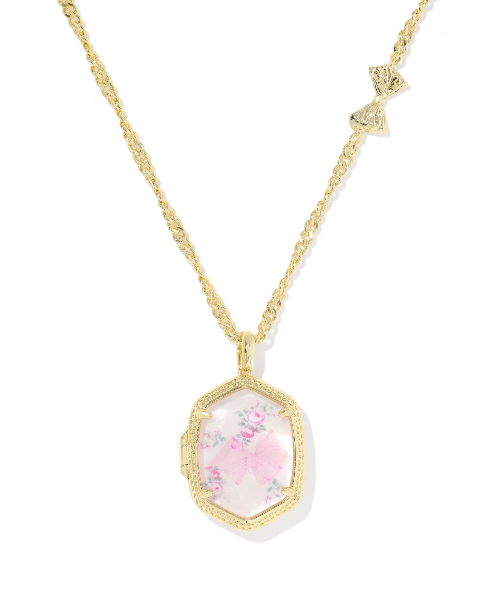 Kendra Scott x LoveShackFancy Daphne Gold Locket Necklace | Illusion | Kendra Scott