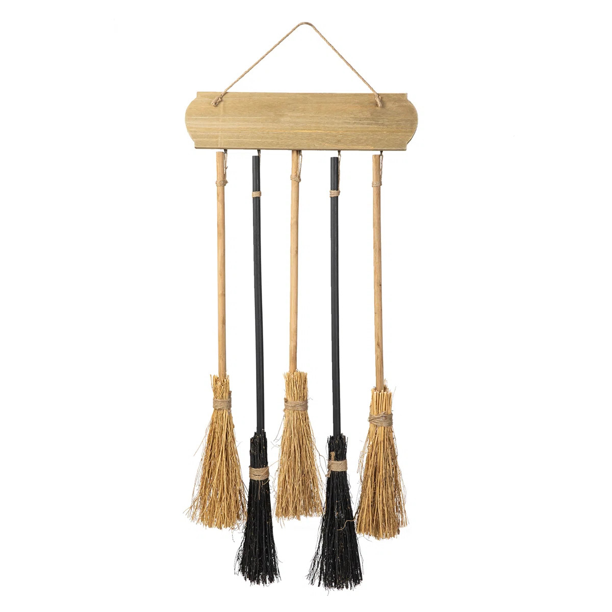 42"H Halloween Wooden Brooms Parking Porch Decor | Wayfair North America