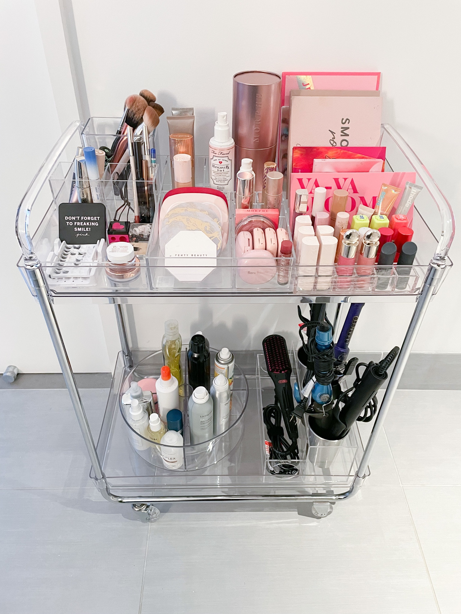 A moment for this glam cart designed for @GirlBossTown ✨💫  #beautyorganization #makeuporganization #organizedmakeup #glamcart #beautycart #makeupcart

#LTKhome #LTKsalealert #LTKBeautySale