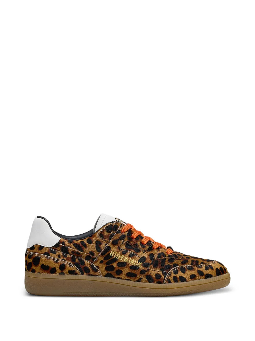 Hide&Jack Shaggy animal-print sneakers - Brown | Farfetch Global