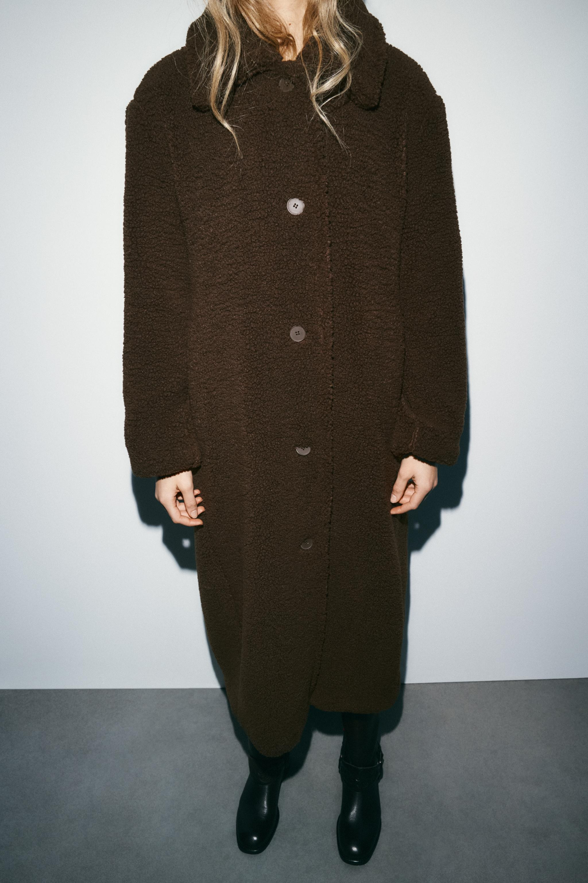 FAUX SHEARLING COAT | Zara UK