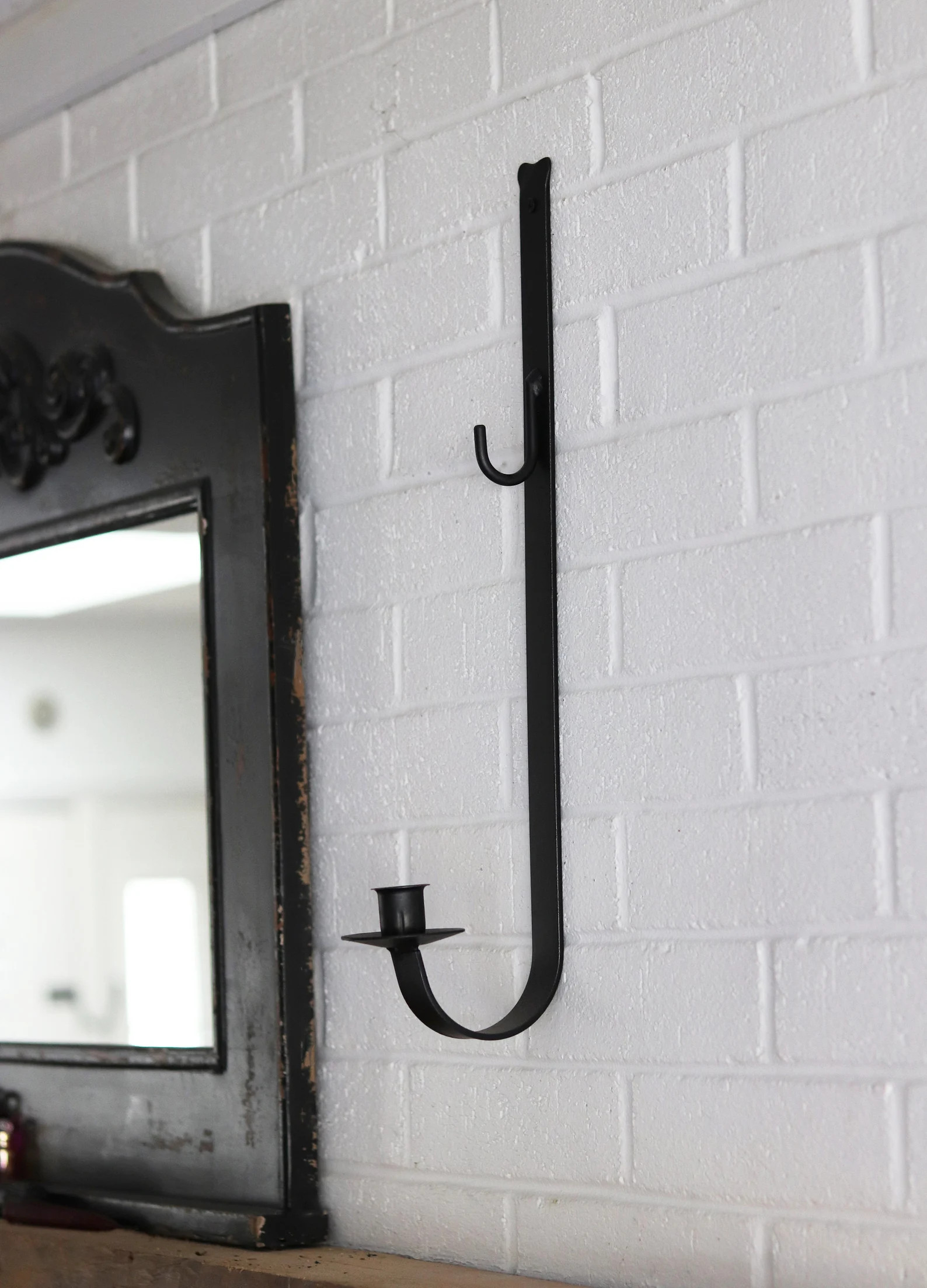 Primitive Iron Wall Candle Sconce | Etsy | Etsy (US)