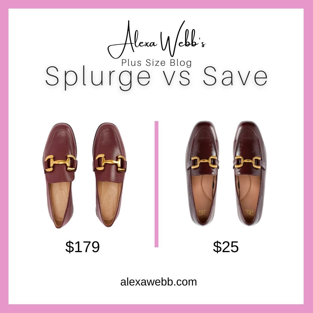 Buckles with Loafers- Splurge vs Save by Alexa Webb #plussize

#LTKShoeCrush #LTKPlusSize #LTKStyleTip