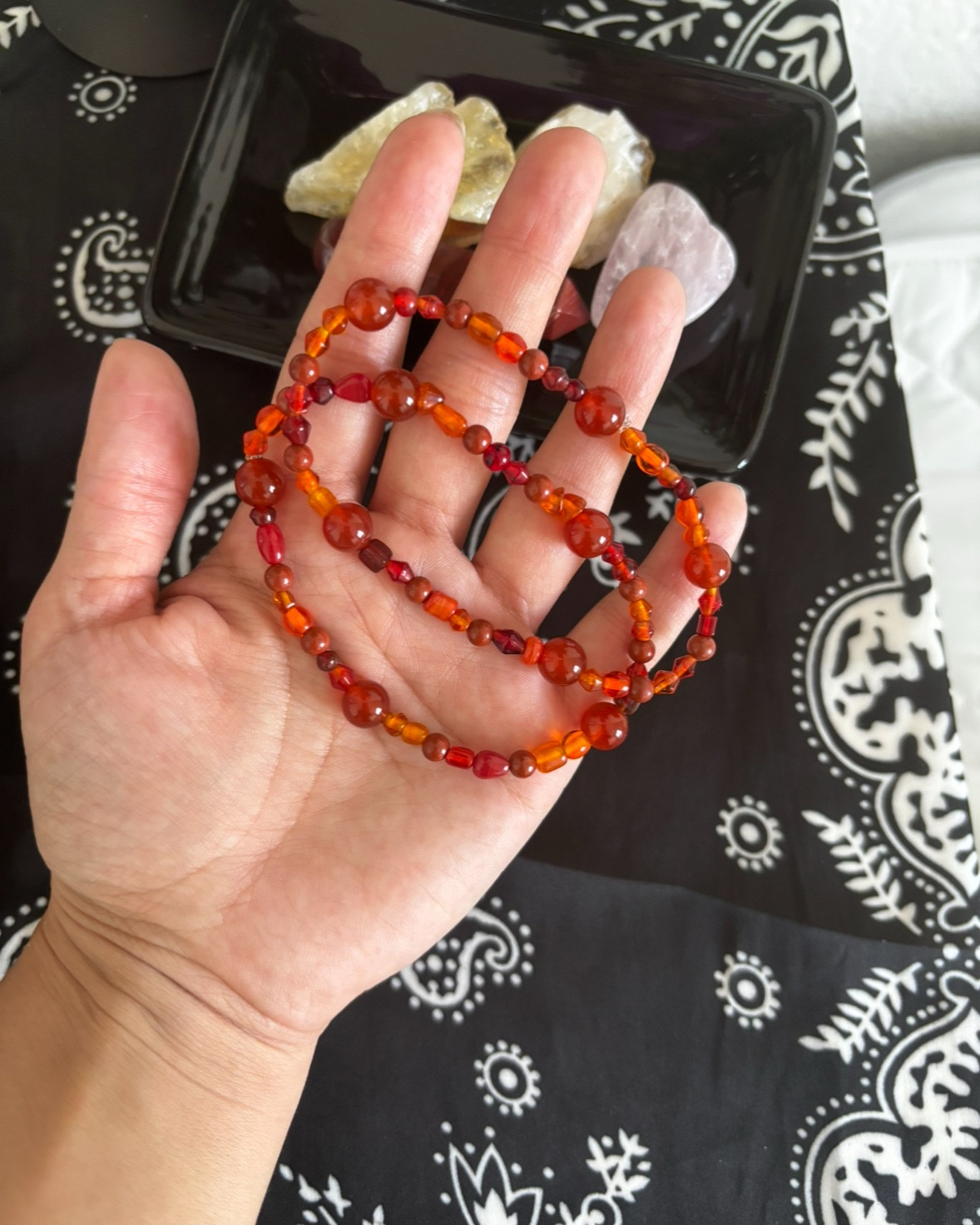 New bracelet drop is live! Made with love, charged with good vibes. Ivory-hour.com 

#IvoryHour #CrystalBracelets #WitchTok #SpiritualJewelry #CrystalDrop #GoodVibesOnly #BohoWitch #CrystalTok #SmallBizMagic