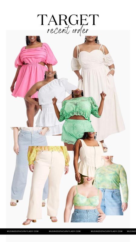 Recent Order from Target featuring plus size spring fashion styles | @target @targetstyle #TargetStyle #TargetPartner #ad

#LTKcurves #LTKunder50 #LTKsalealert