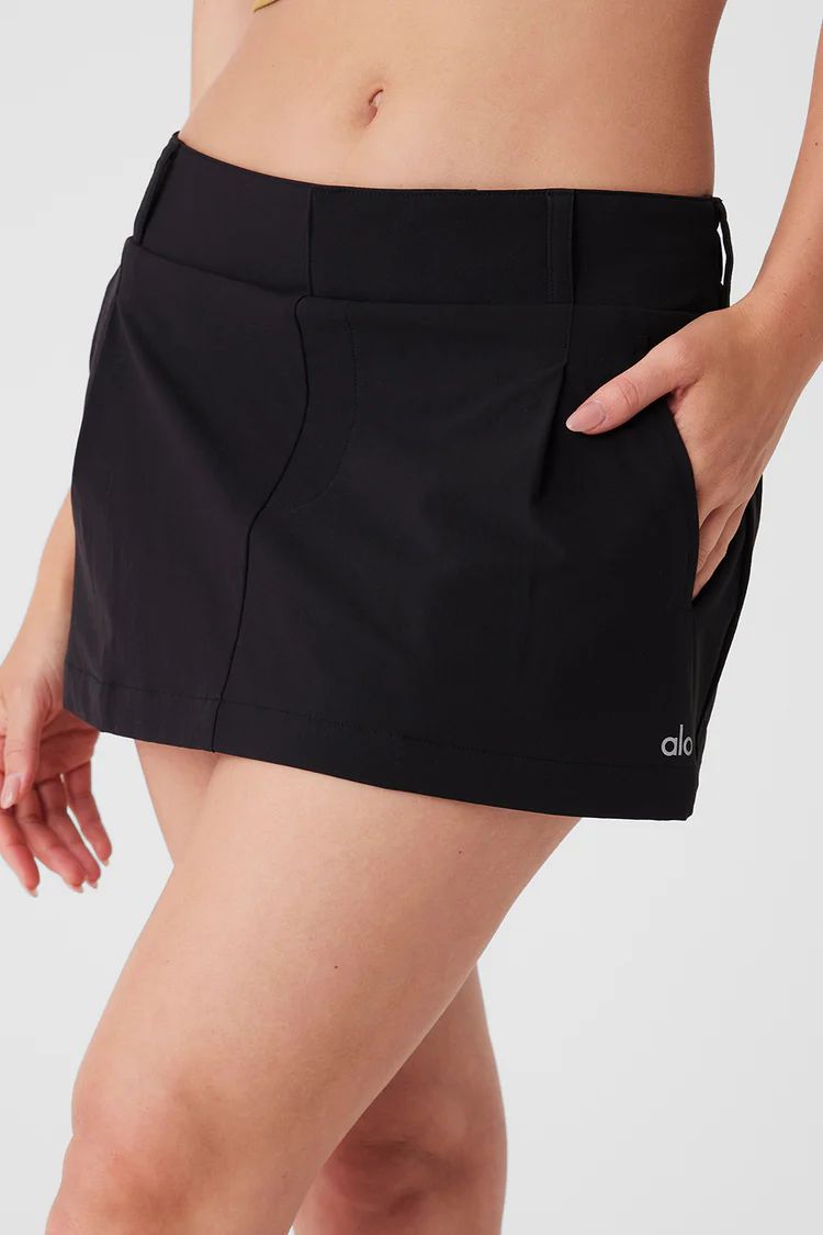 Fan Club Mini Skirt - Black | Alo Yoga