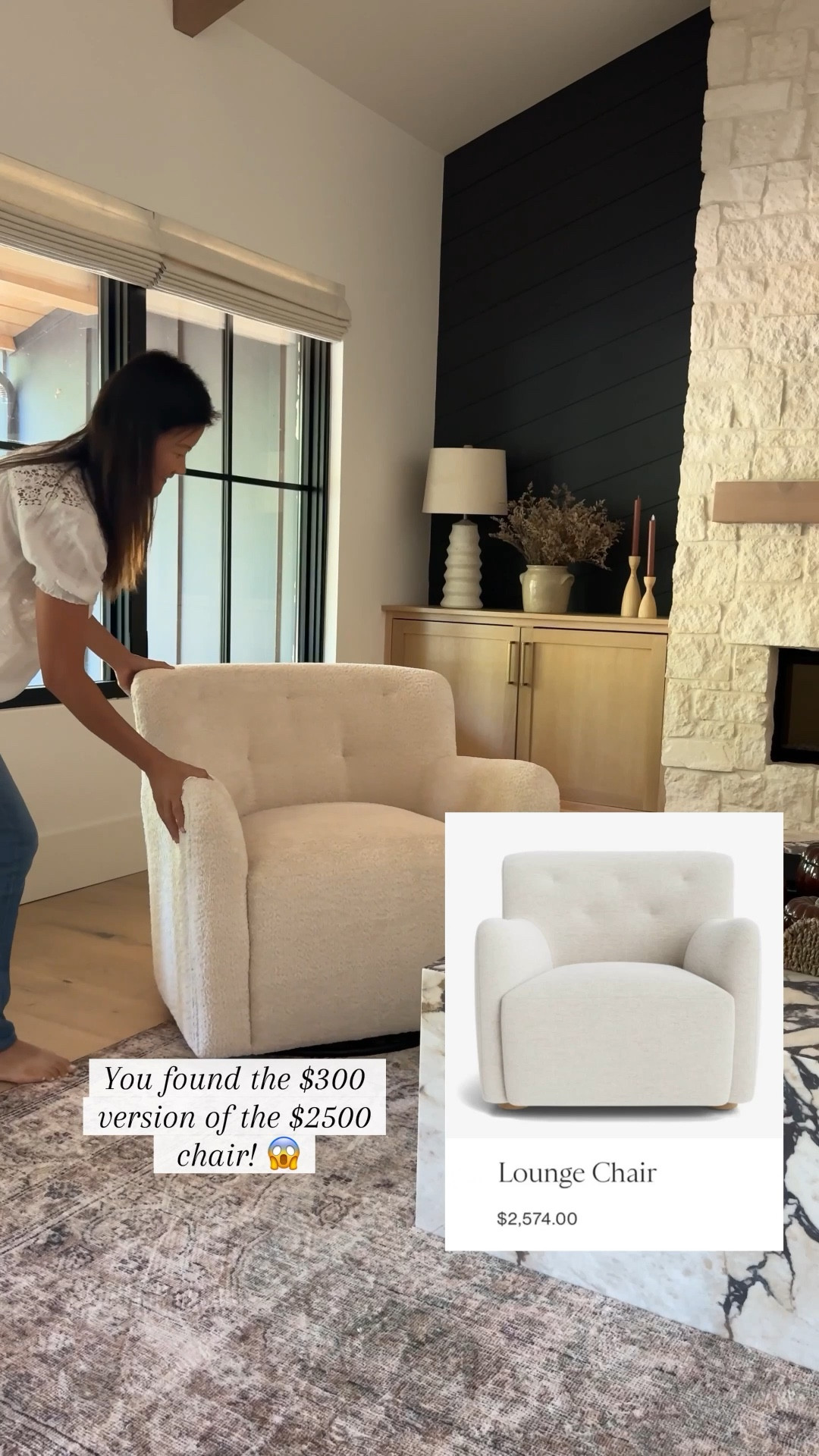 Wayfair is currently having their “Epic Summer Sale" from 6/12 to 6/16 up to 80% off with free and easy shipping over $35.  This best selling chair is back in stock and part of the sale! This is hands-down, one of my favorite buys of all time. Looks exactly like the Designer one, but for a fraction of the price. So comfy, love that it swivels and is such a pretty design.
@wayfair #Wayfair #wayfairpartner

Living room design swivel chair round black mirror curtain drapery marble coffee table 

#LTKHome #LTKSaleAlert #LTKFindsUnder100
