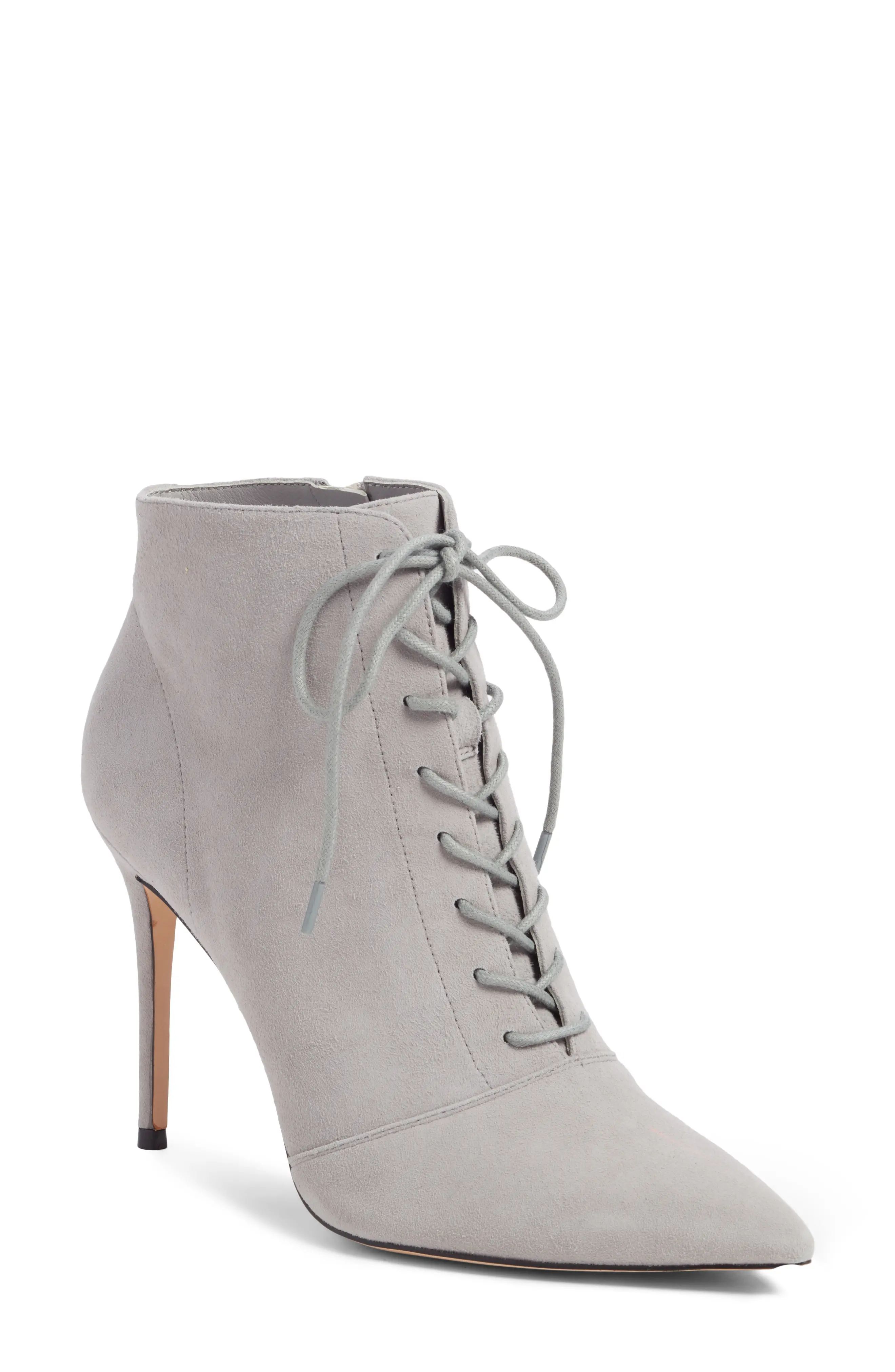Something Navy Orchid Leather Bootie (Women) (Nordstrom Exclusive) | Nordstrom
