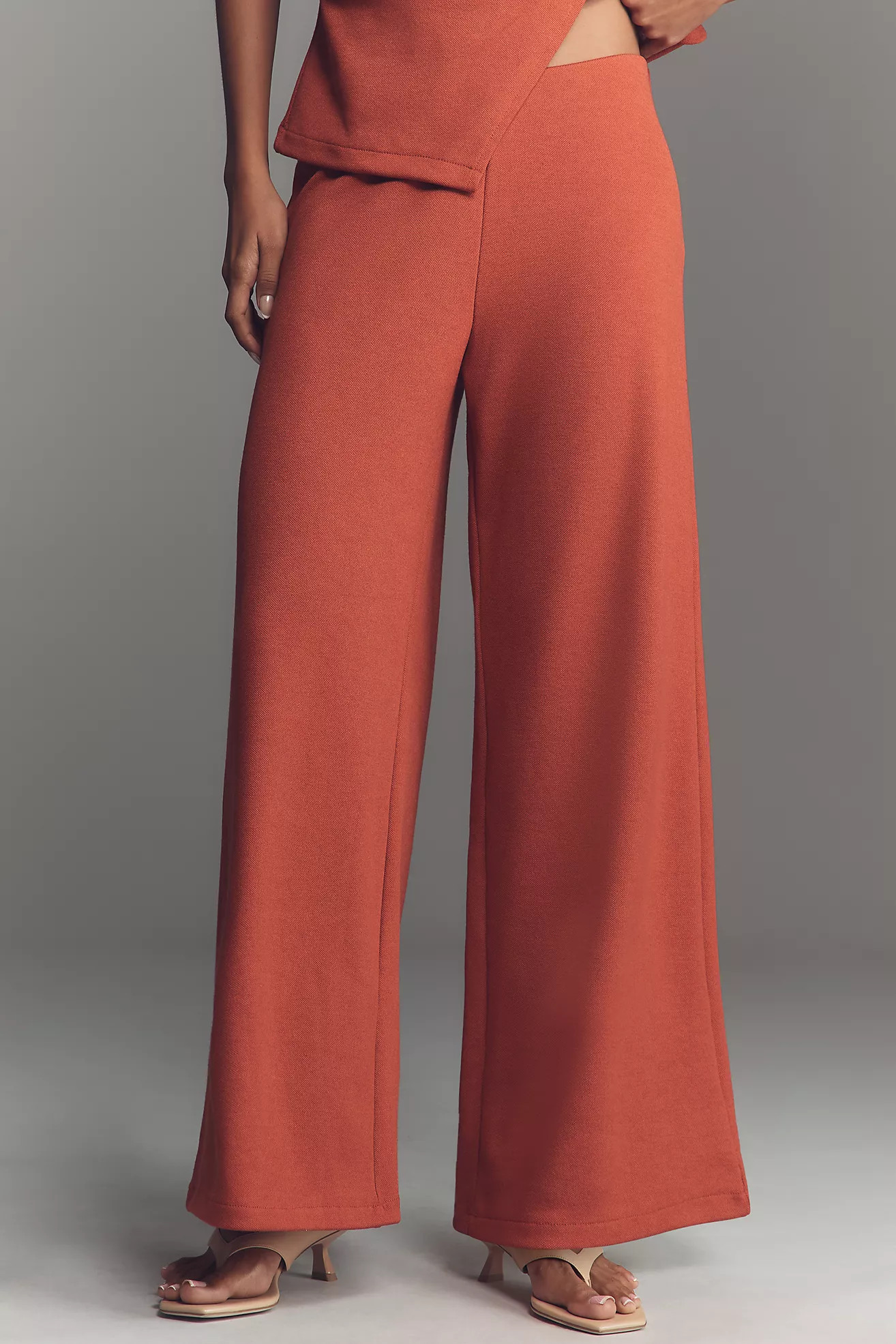 Maeve Knit Wide-Leg Pull-On Pants | Anthropologie (US)