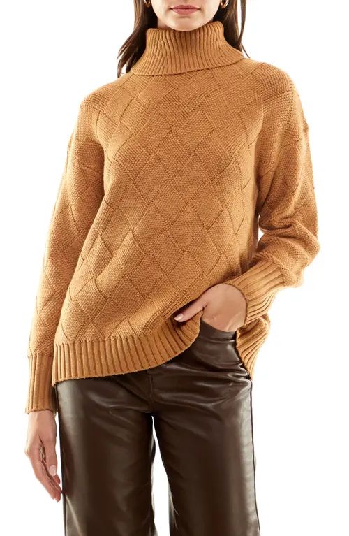 WAYF x Jourdan Sloane Bridget Tie Back Sweater in Camel at Nordstrom, Size X-Small | Nordstrom