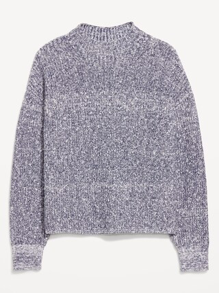 SoSoft Cropped Mock-Neck Sweater | Old Navy (US)