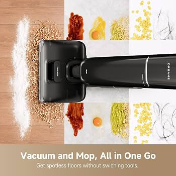 DREAME Aero Wet Dry Vacuum Cleaner, All-in-ONE Vacuum Mop for Wet & Dry Messes, 0 Hair Residue Gr... | Amazon (US)
