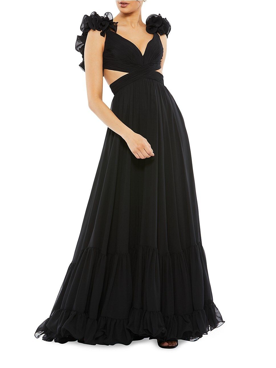 Ieena Cutout Chiffon Gown | Saks Fifth Avenue