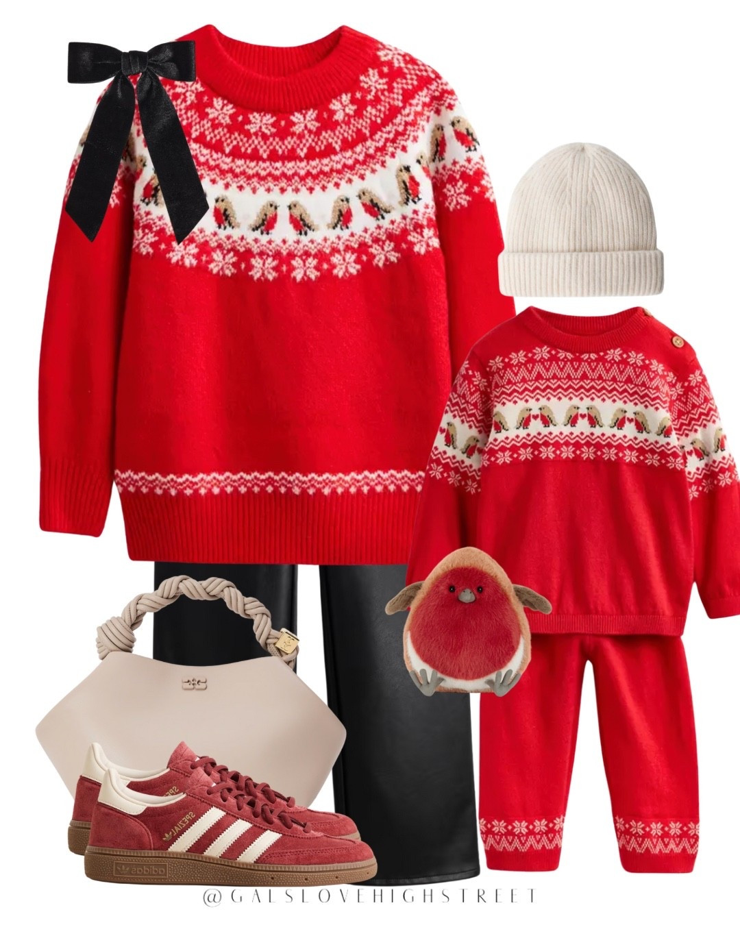 Mum and mini matching, family matching Christmas jumpers 

#LTKuk #LTKwinter #LTKfamily