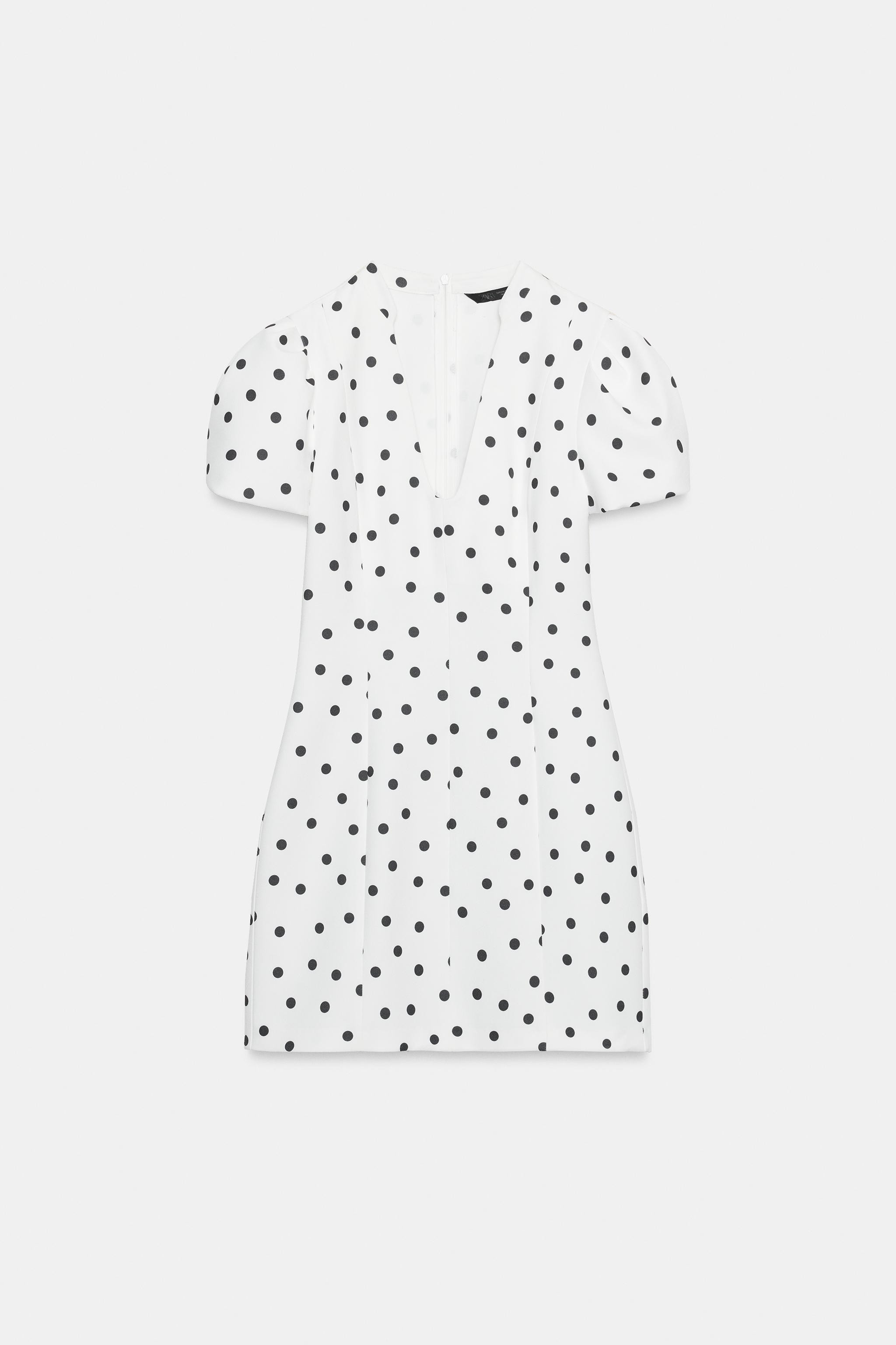 SHORT PUFF SLEEVE DRESS | Zara UK