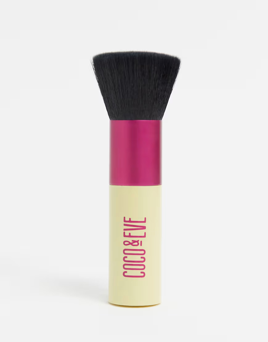 Coco & Eve Sunny Honey Deluxe Vegan-Friendly Kabuki Brush-No Color | ASOS (Global)