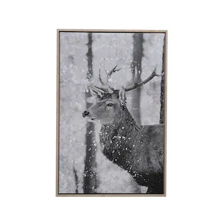 Deer in Snow Canvas Wall Décor by Ashland® | Michaels | Michaels Stores