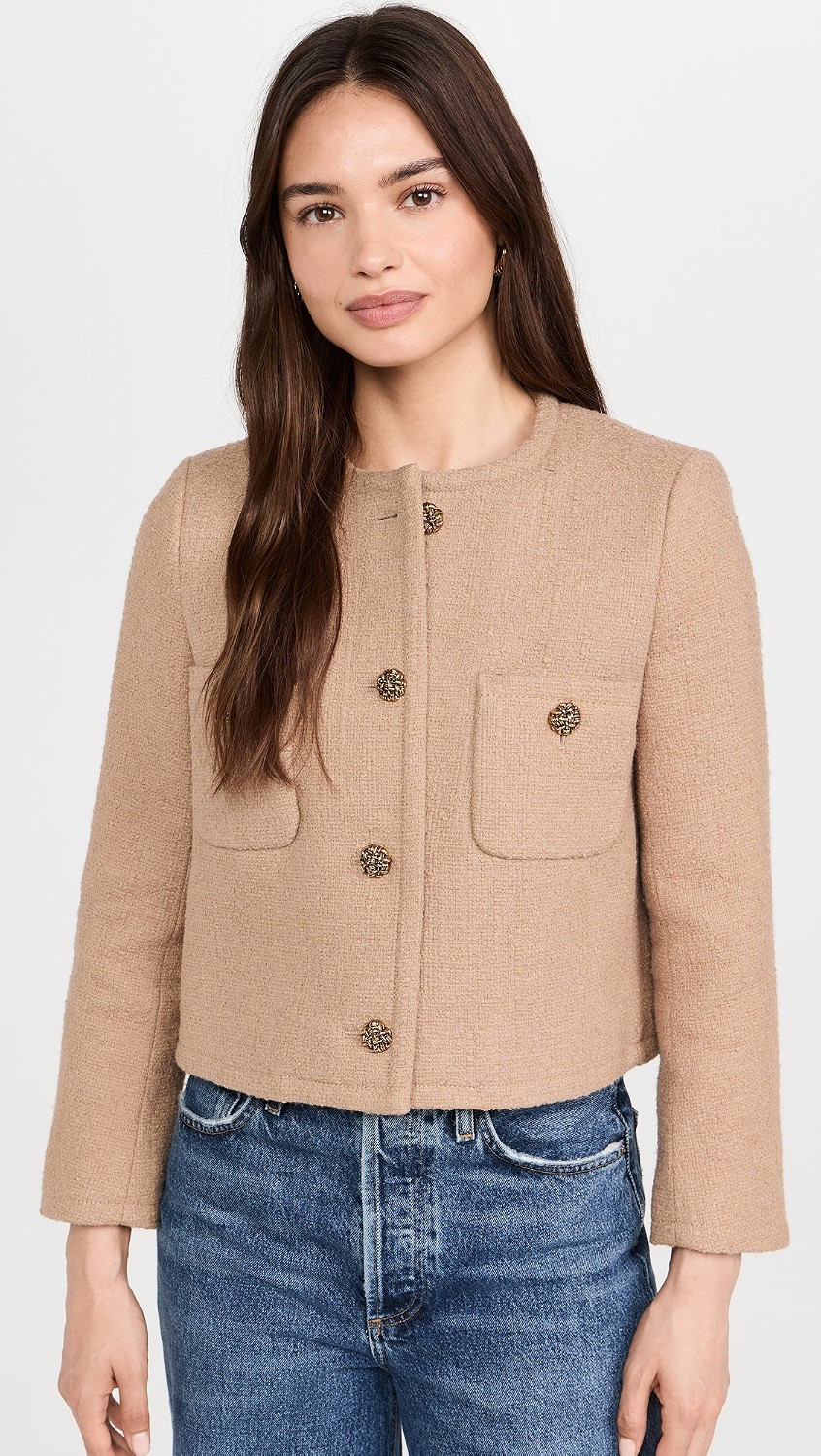 ba & sh Meredith Jacket Camel 3 | Shopbop