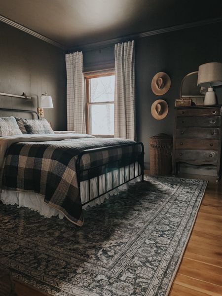 I am always amazed by this bedroom make over! Ripping up the carpet was so good for this space and I'm #always in #love with this #transformation! I #changed up the #bedding with this #beautiful #kohls #plaid bedding and it's ready for me to #jump right in! So #cozy !All #links are below! #cabintransformation #cabincozy #cabinliving #cabindecor #decorstyl #styletip #homedecor

#LTKstyletip #LTKfamily #LTKhome