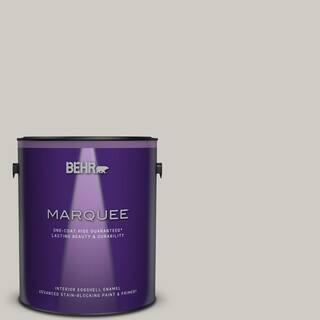 BEHR MARQUEE 1 gal. #PPU26-10 Chic Gray Eggshell Enamel Interior Paint & Primer-245001 - The Home... | The Home Depot