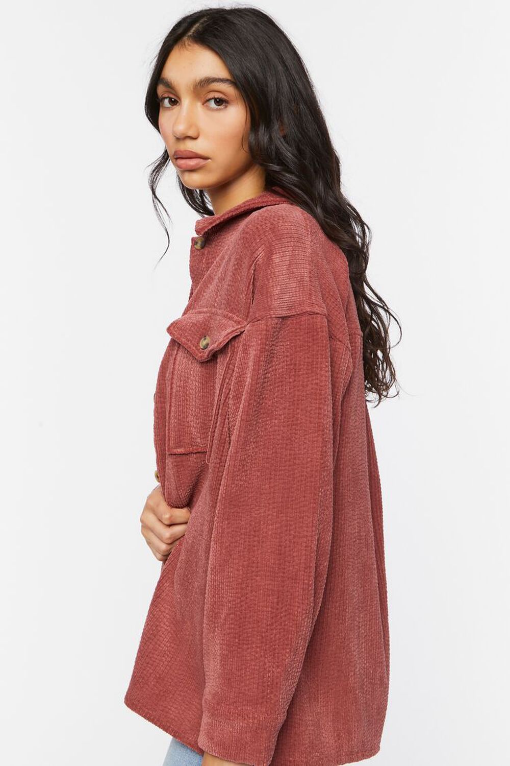 Textured High-Low Shacket | Forever 21 (US)