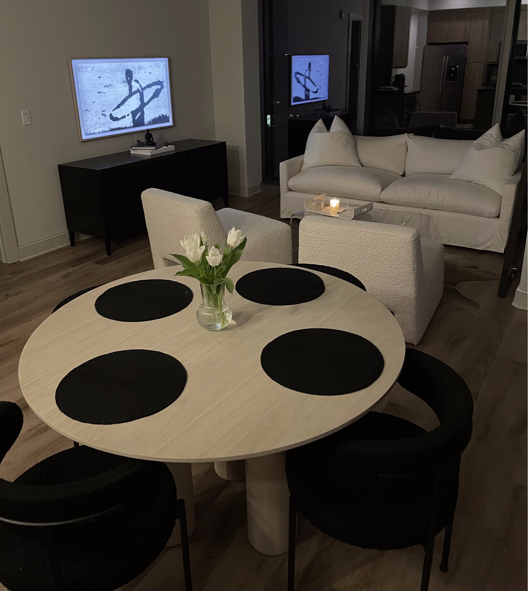 my living room and dining interior 

#homedecor #apartmentdecor #CB2

#LTKhome #LTKFind #LTKU