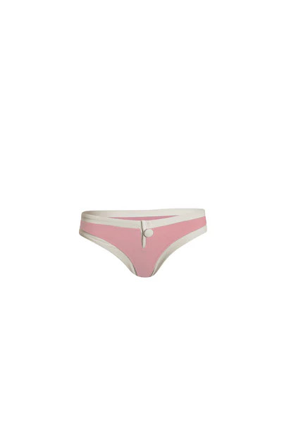 The Grace Brief (Ribbed Blush/Cream) | SAME