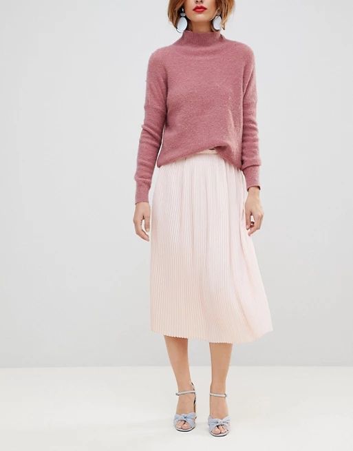 Y.A.S Pleated Midi Skirt | ASOS US