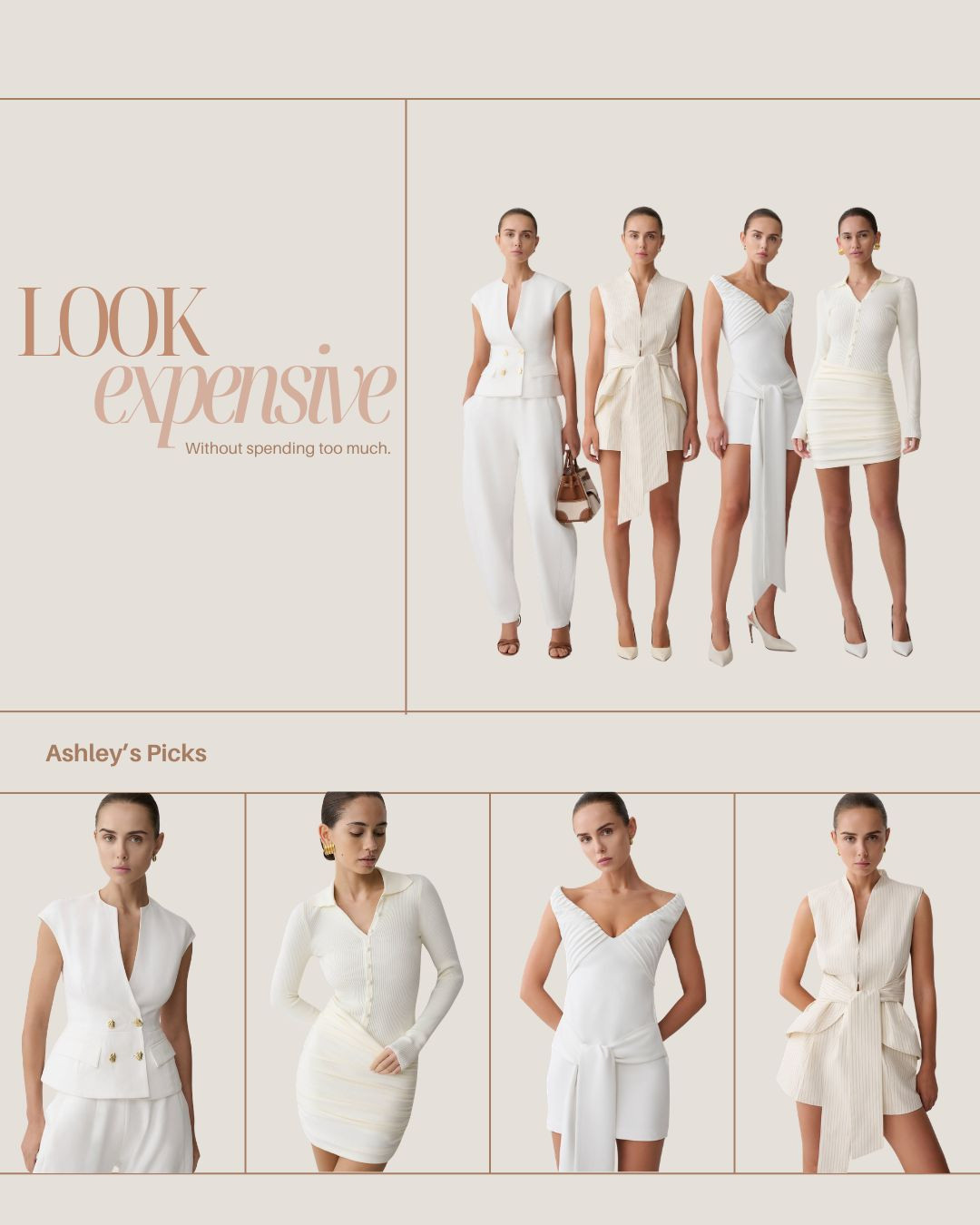 Hey girl  Hey🤍

If you ever feel like your outfits aren’t giving what they’re supposed to give… start here…White & cream just give every single time. 

It’s clean, it’s soft, and it instantly makes your look feel more elevated without you having to try too hard.
I love these tones because they create that “put together” look even on your most regular days. You don’t need loud colors or a closet full of pieces… you just need the right ones styled the right way.
This is that effortless, grown woman energy. Minimal, chic, and always looks expensive. 

 #LTKootd #LTKTall