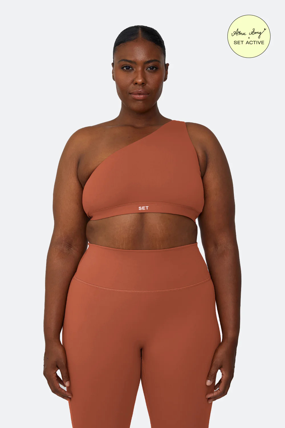 LUXFORM® ONE SHOULDER BRA - TERRACOTTA | SET Active