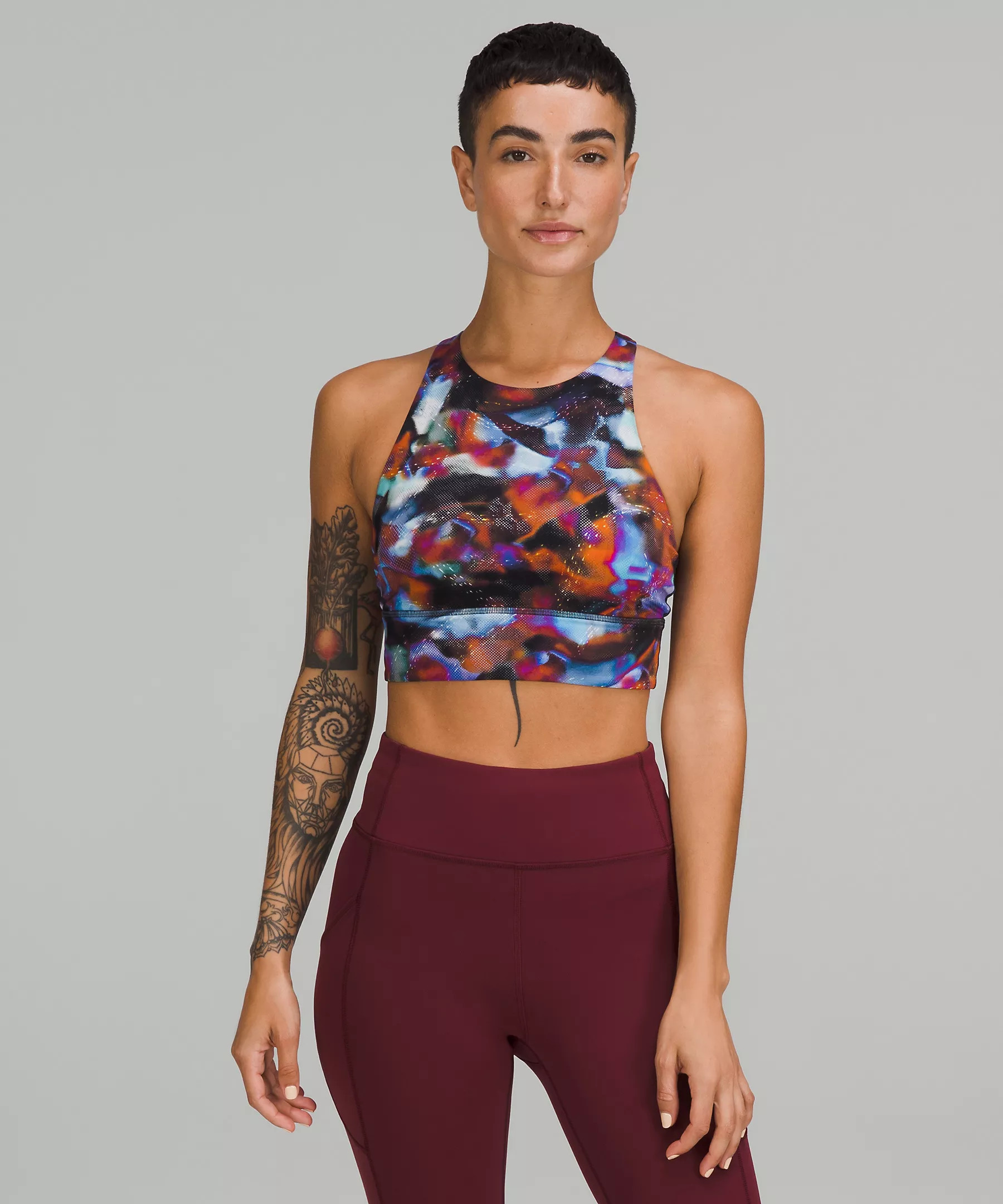 lululemon Energy High-Neck Longline Tough Bra | Lululemon (US)