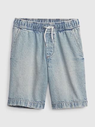 Kids Easy Pull-On Denim Shorts with Washwell | Gap (US)