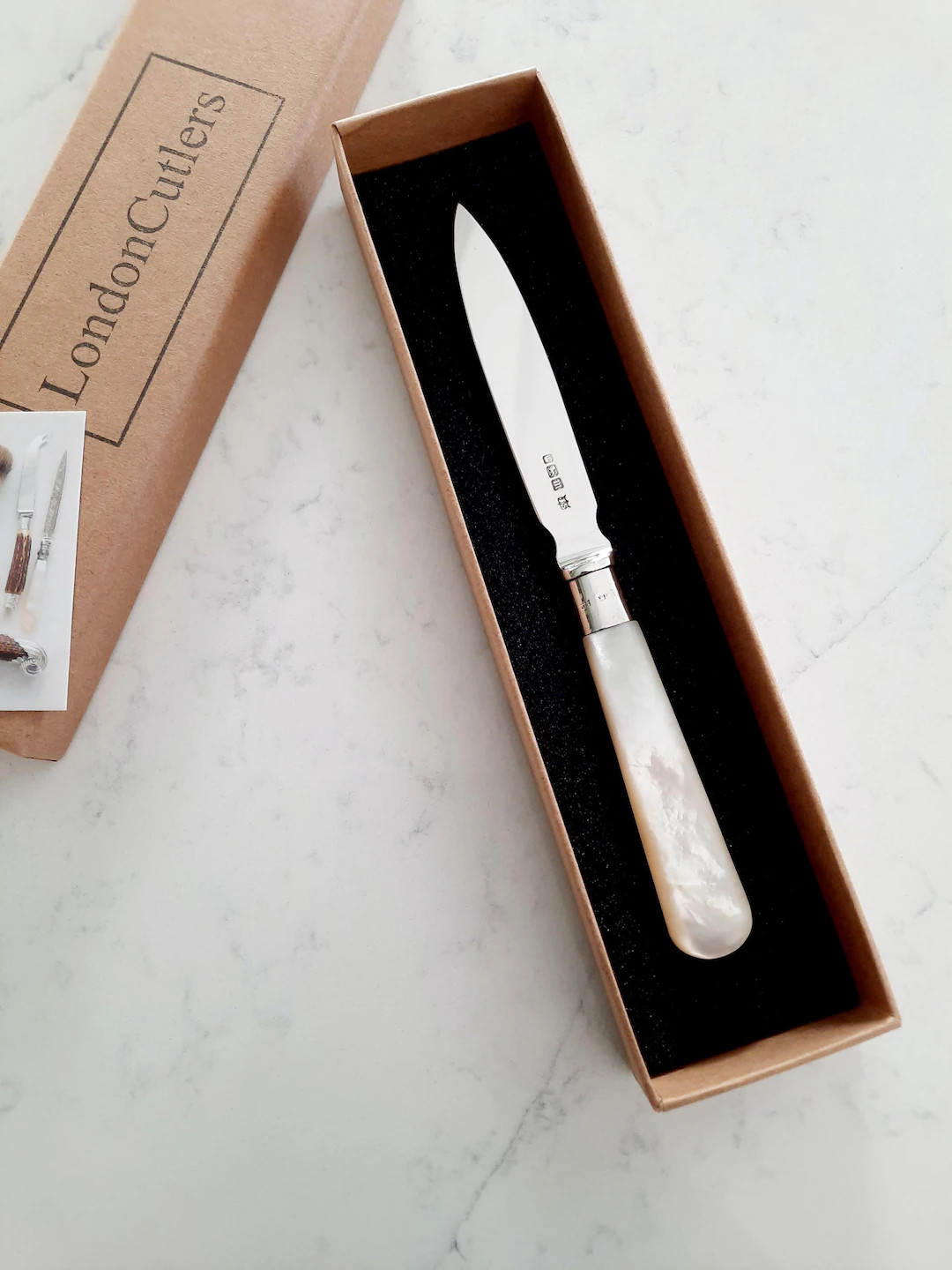 Antique Sterling Silver Letter Opener Hallmarked Sheffield 1904 Mother of Pearl Handle Antique Cu... | Etsy (US)