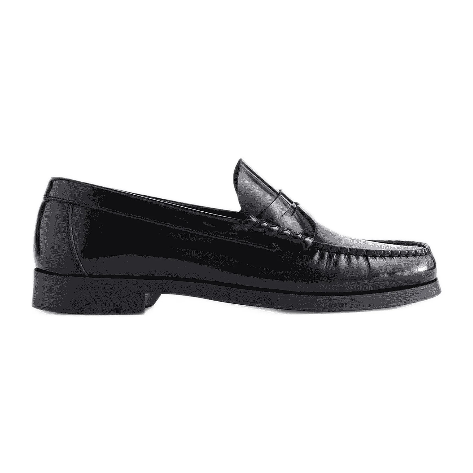Free Assembly Men's Leather Moc Toe Penny Loafers | Walmart (US)