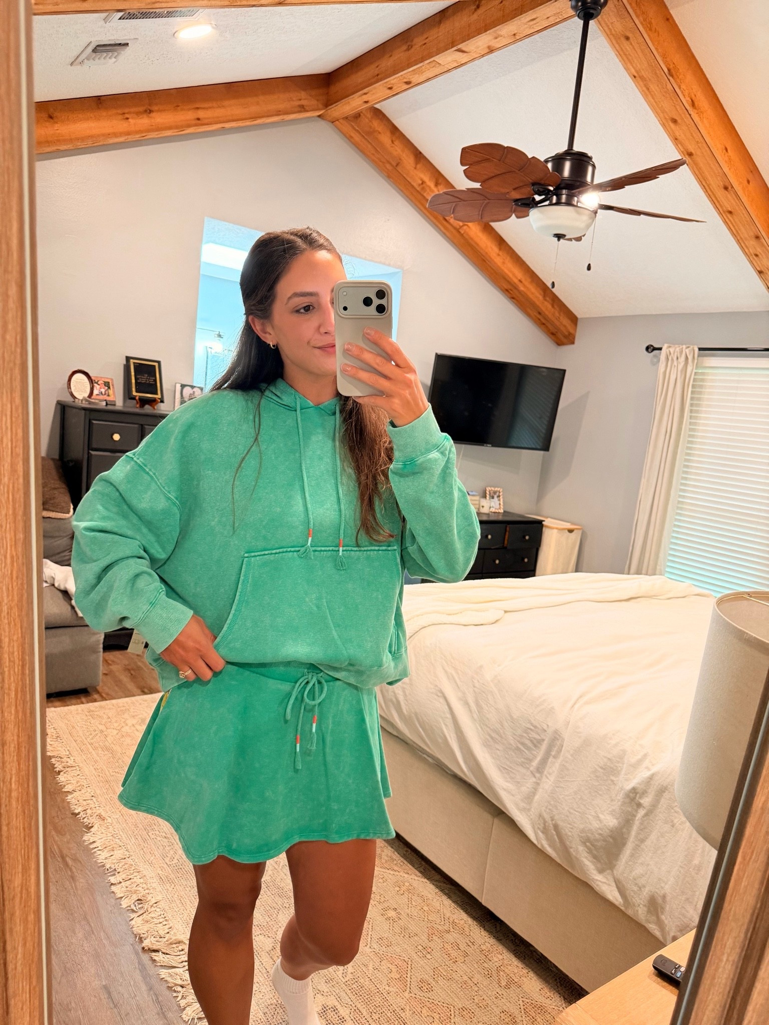 The perfect lightweight travel set for summer vacations! Wearing XL in the top and a M in the skirt! ⭐️

#LTKgrwm #LTKootd #LTKTravel