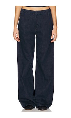 RE/DONE Trouser Wide Leg in Cross Hatch Rinse from Revolve.com | Revolve Clothing (Global)