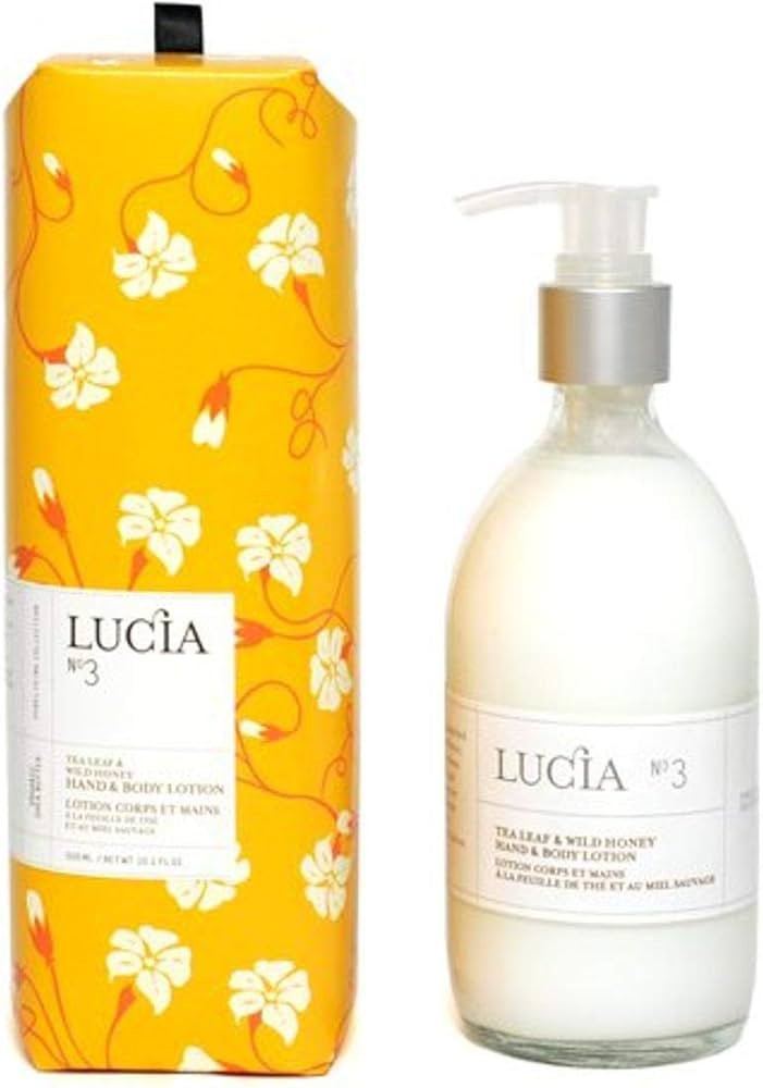 Lucia Hand and Body Lotion, Tea Leaf and Wild Honey, 10 Ounce | Amazon (US)
