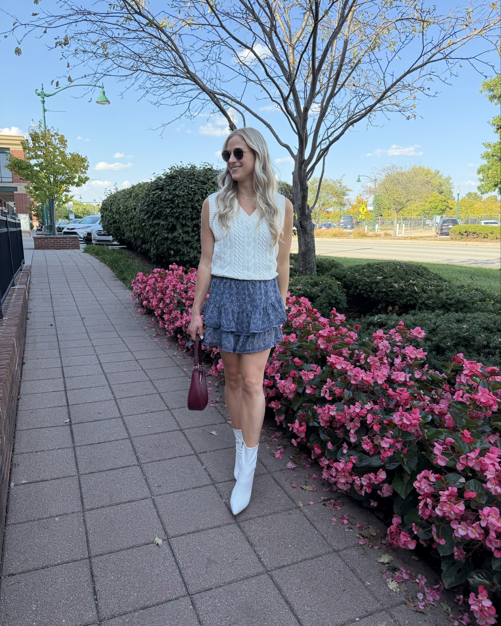 Old Navy Fall finds for 50% off today!! Don’t wait! Sale ends tonight! Everything Xs TTS. Boots 7. Size up 1/2 in both 

Fall outfits. Fall style. Old navy outfits. Fall boots. Fall family photos. Sweater. Sweater vest. Fall skort. Fall statement skirt  

#LTKFindsUnder50 #LTKShoeCrush #LTKSaleAlert