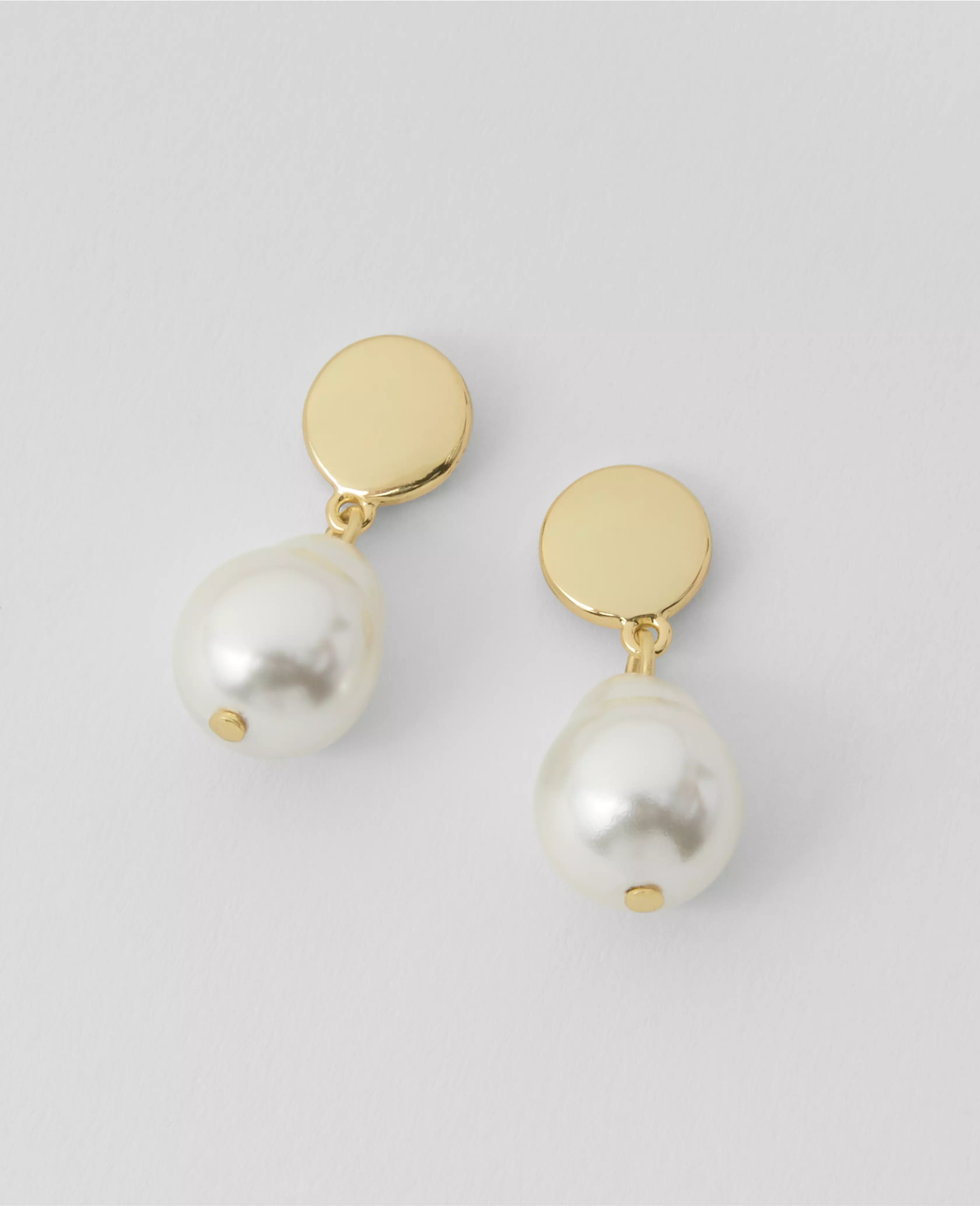 Pearlized Drop Earrings | Ann Taylor