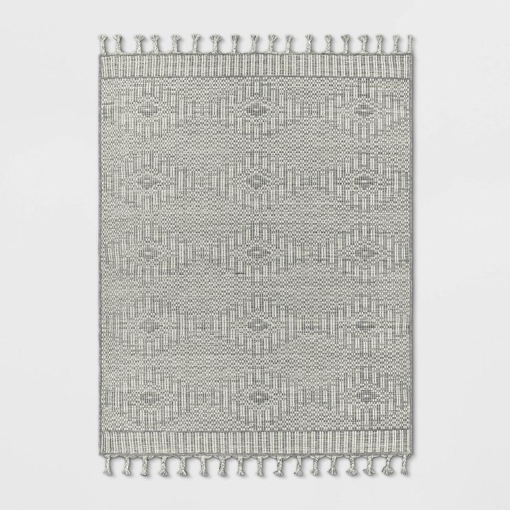 Diamond Outdoor Rug with Fringe - Threshold™ designed with Studio McGee | Target