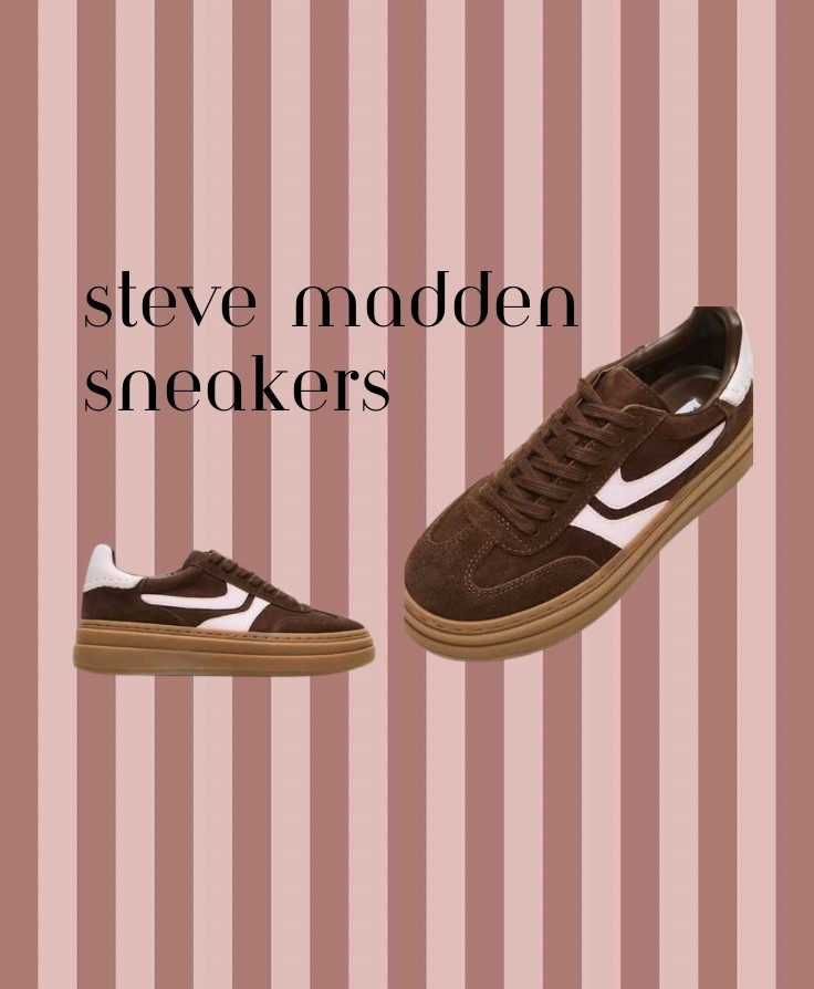 Pink & Brown Steve Madden Sneakers, say less🤎💗🤎

#LTKFindsUnder50 #LTKmomlife #LTKootd
