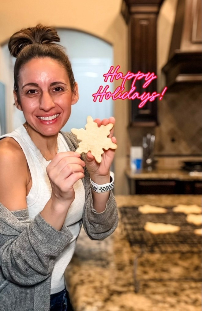 Happy holidays. I made sugar cookies and was completely comfy. He’s to a comfy holiday season. 
If you need a good sugar cookie recipe this one is a winner  

#LTKfoodie #LTKHome #LTKstorytime