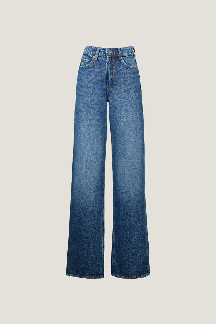 Heidi High Rise Wide Leg Jeans | Dynamite Clothing