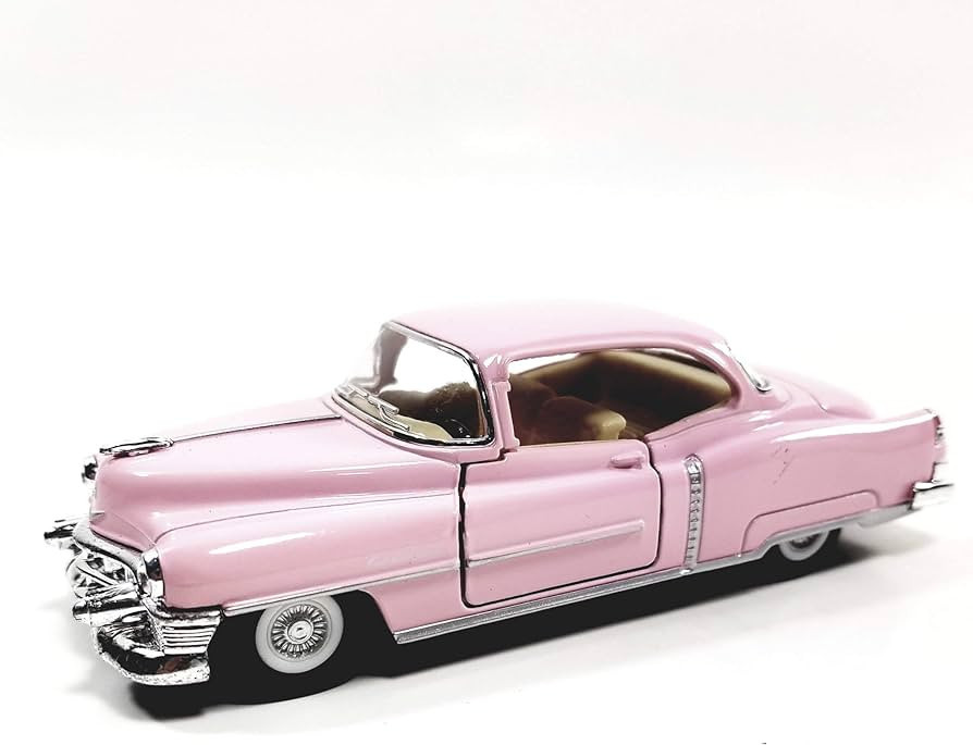 Kinsmart Cadillac Series 62 1953 Cotton Candy Pink 2 Door Coupe 1/43 O Scale Diecast Car for UNIS... | Amazon (US)